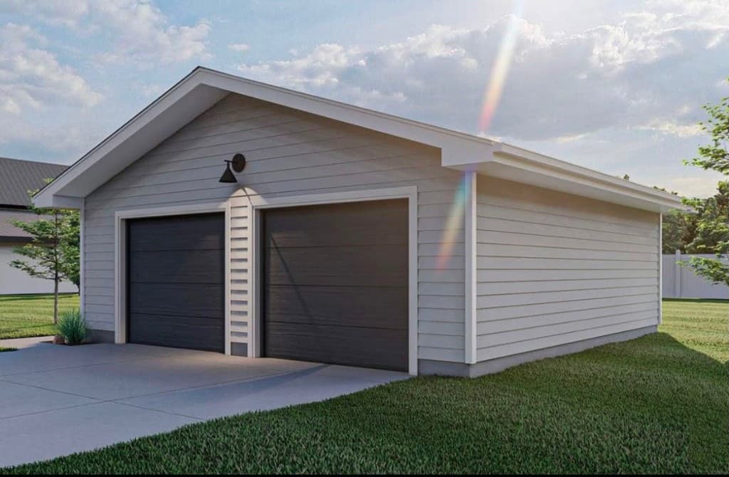 24 by 24 detached garage package by Right On Contracting